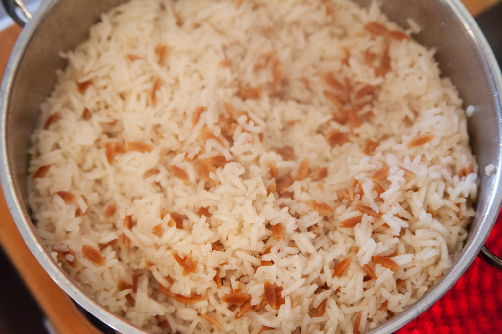 Der türkische Reis mit Şehriye ist sehr aromatisch.